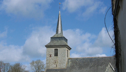 Le clocher de St-Nolff abrite une colonie de grands murins